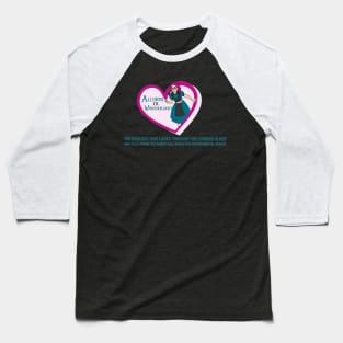 Allison in Wonderland Mental Health Podcast Baseball T-Shirt